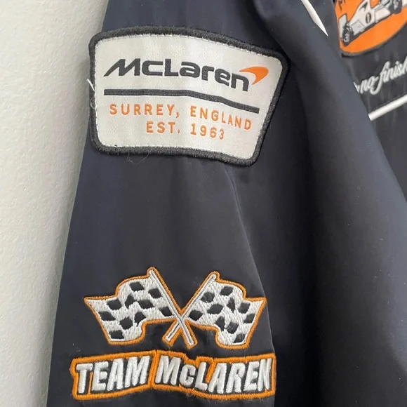 Abercrombie Kids Womens McLaren Formula One Bomber Jacket! - Picture 2 of 6